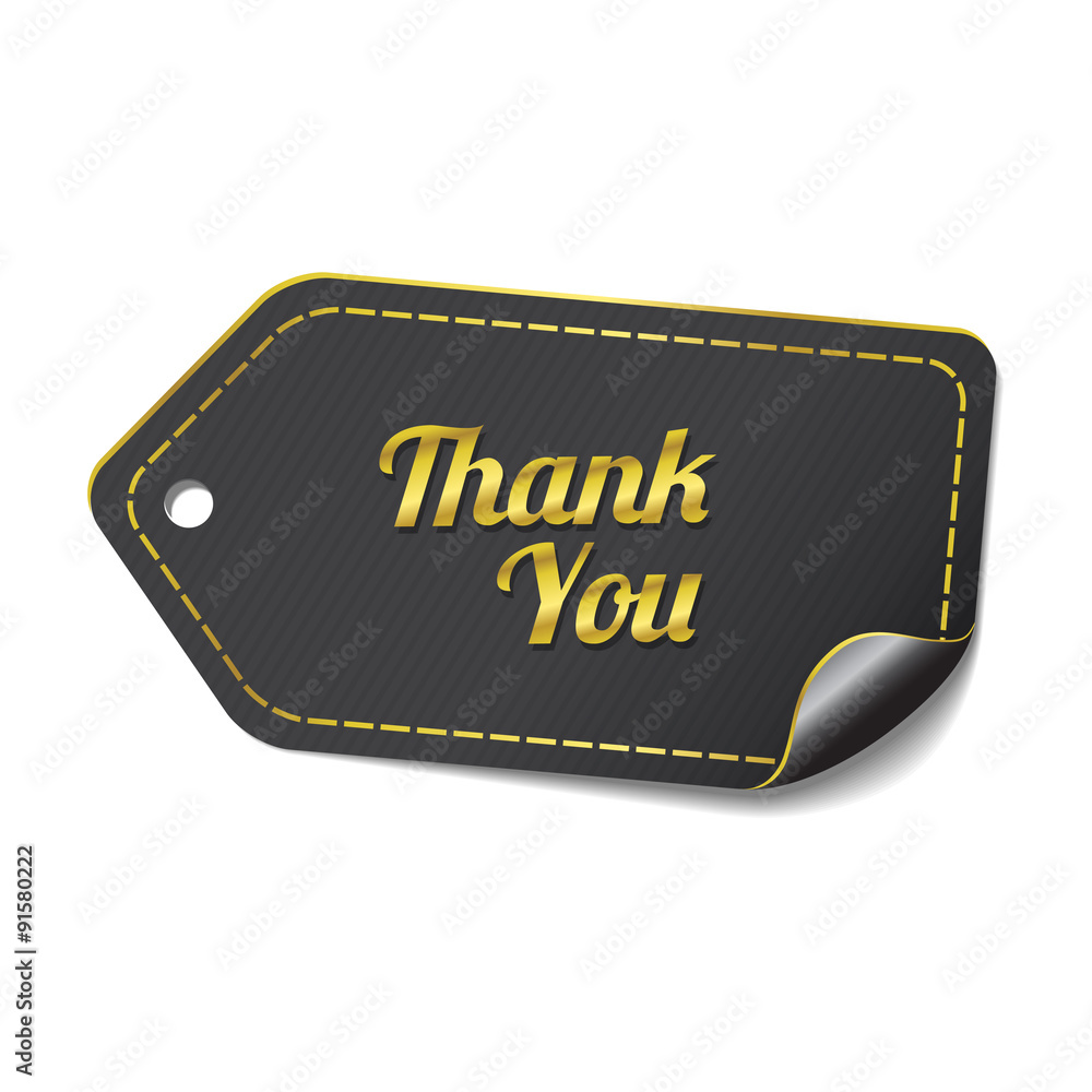 Thank You golden Vector Icon Design Thank You golden Vector Icon Design