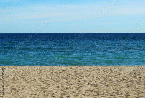 Tierra, agua y aire, playa, Los Boliches, Fuengirola, arena, mar, cielo, paisaje
