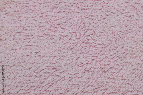 Closeup pink pillow texture background