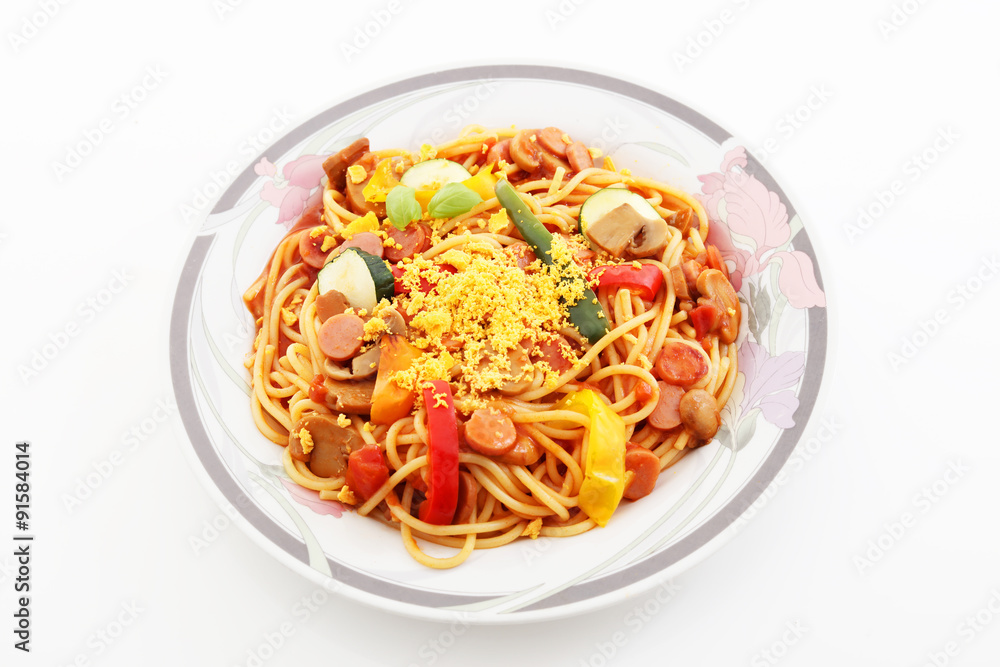 おいしそうなスパゲティ