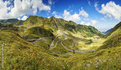 Transfagarasan Highway in Romania