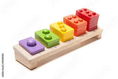 Bild auf Leinwand wooden toy