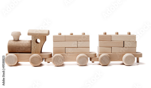 Wooden train