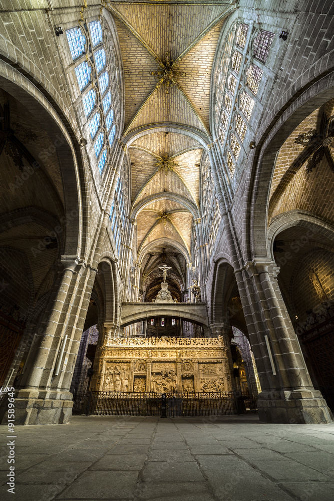 Cathedral of Avila. Indoor. Spain