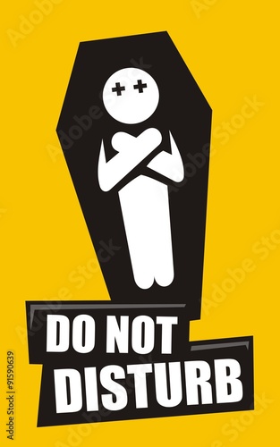 Do not disturb funny sign