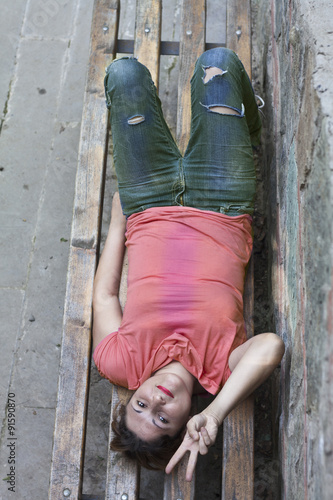 Lying girl