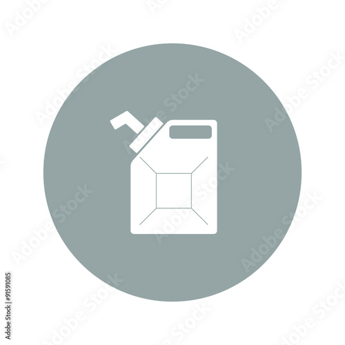 Jerrycan oil vector icon