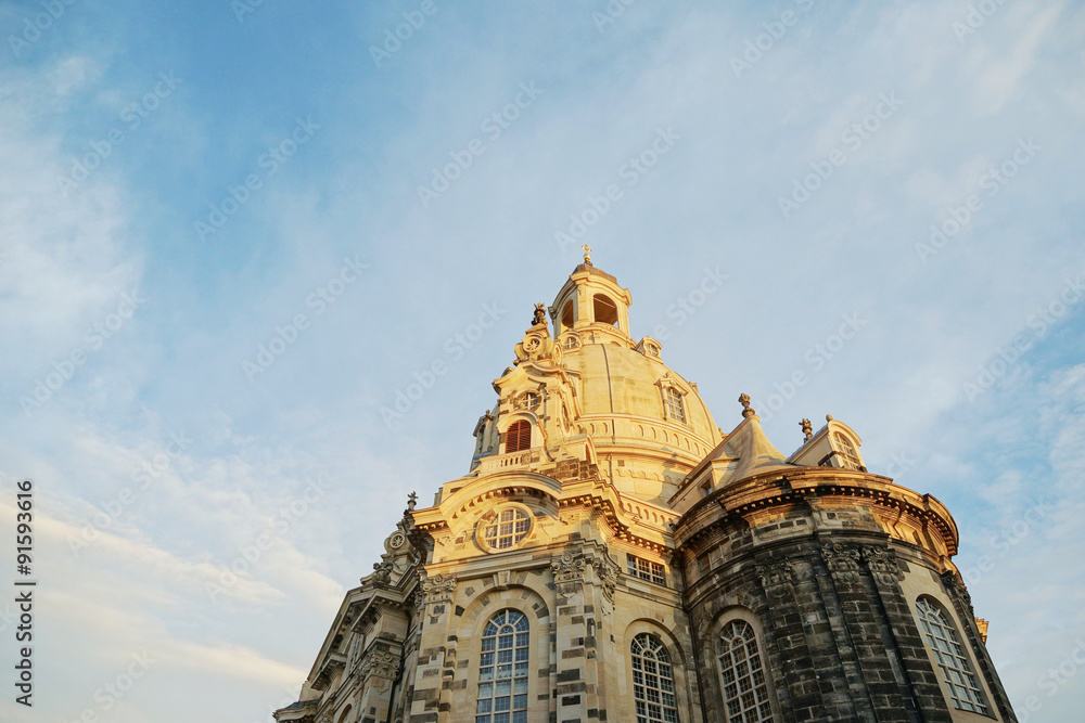 Frauenkirche Dresden, Morgensonne