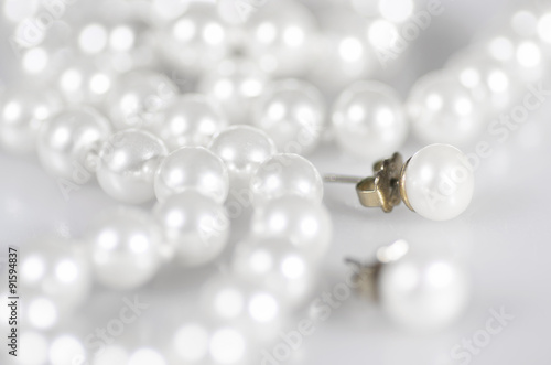 Pearl jewelry.