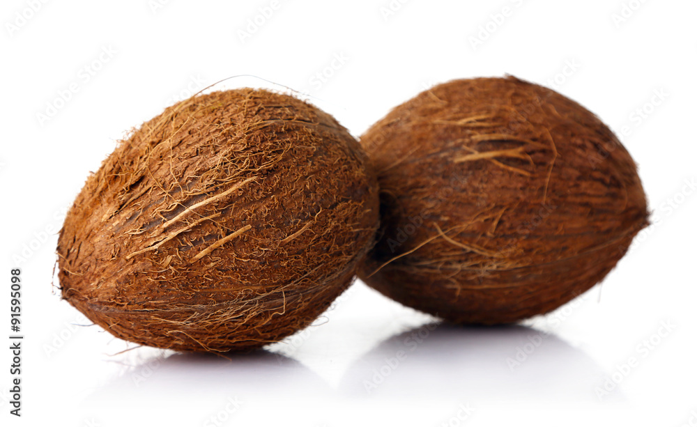 Coconut isolated on white Coconut isolated on white