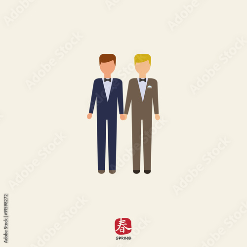 Married gay couple