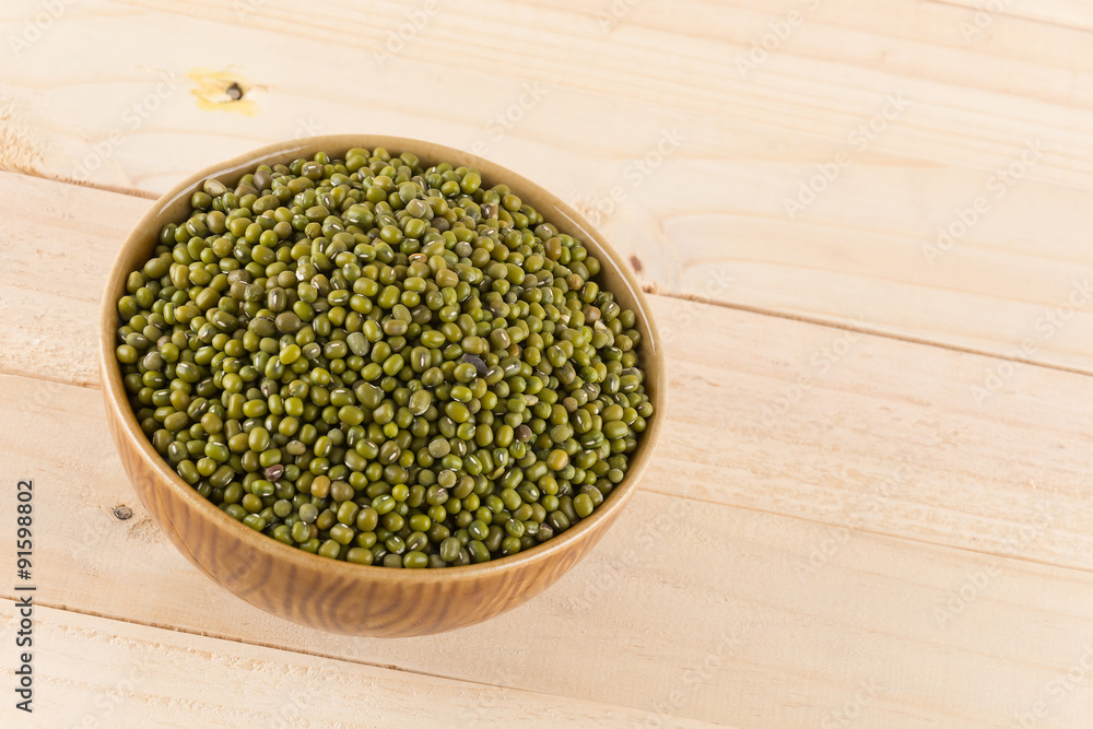 green beans on wood background green beans on wood background