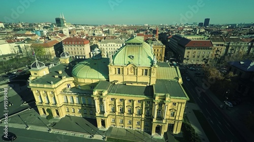 Zagreb panorama photo