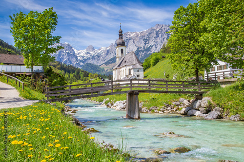 Obraz na płótnie Ramsau, Berchtesgadener Land, Bavaria, Germany w salonie