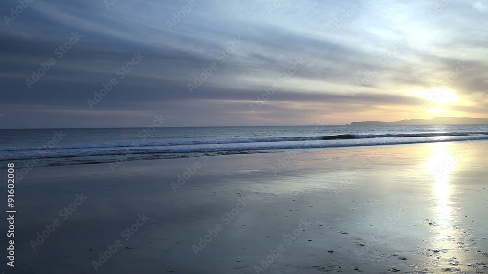 Wet Beach And Waves Near Sunset Northern California
Wet Beach And Waves Near Sunset Northern California