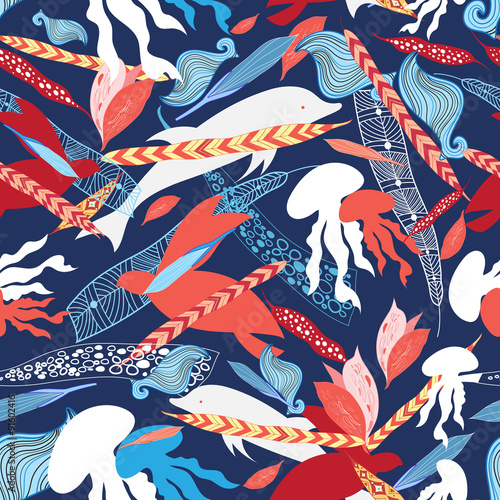 Photography pattern sea creatures