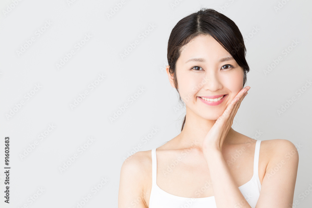 attractive asian woman skincare image attractive asian woman skincare image