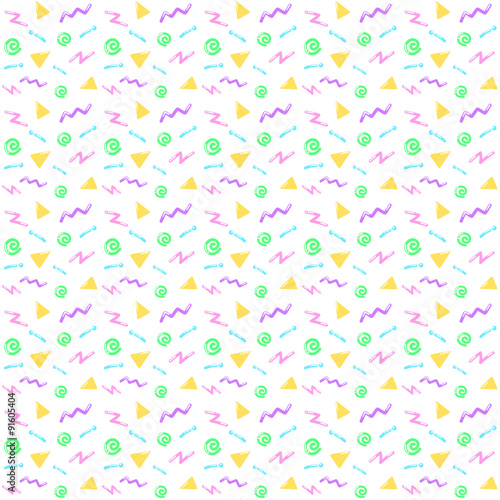 80年代風 ファンシー柄シームレスパターン 白 Stock Illustration Adobe Stock 80年代風 ファンシー柄シームレスパターン 白 Stock Illustration Adobe Stock