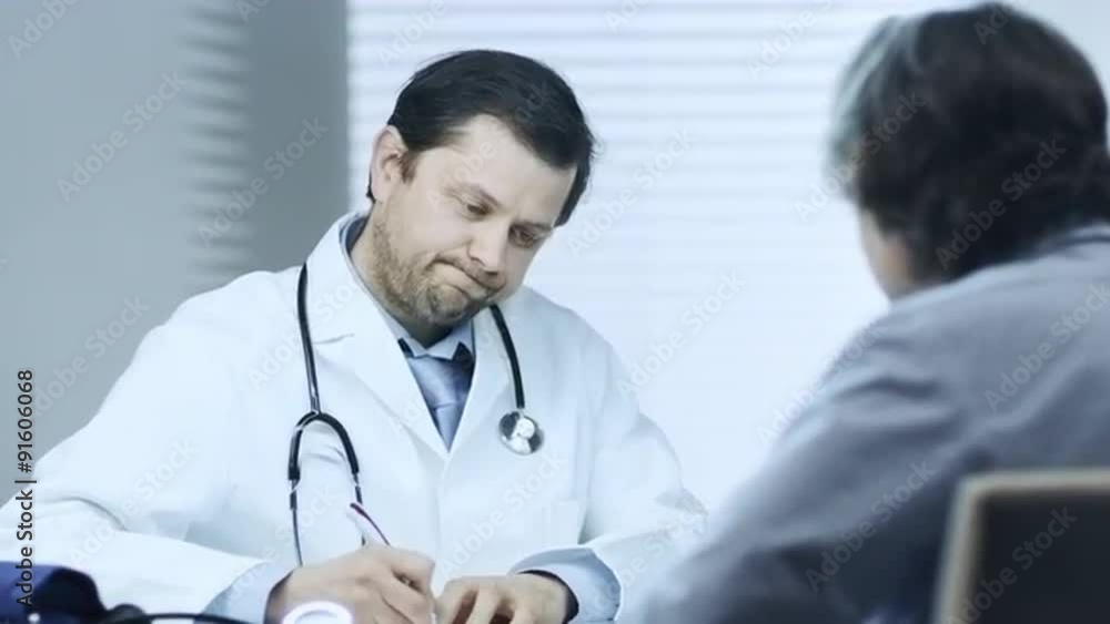 Doctor Gives Medical Consultation Doctor Gives Medical Consultation