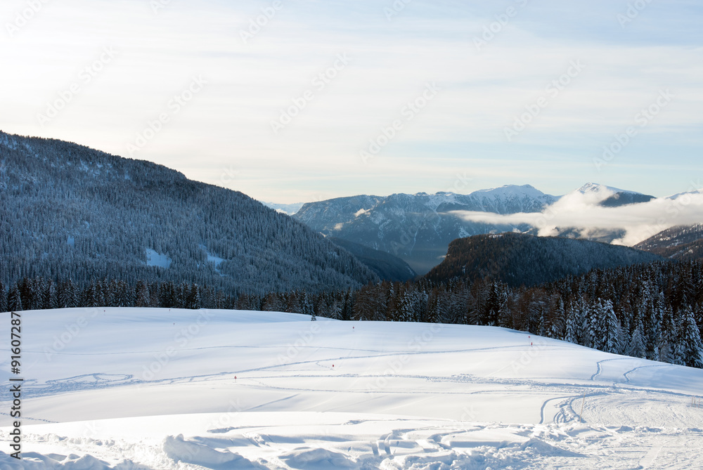 Alpine Scene, the Dolomites, Northern Italy