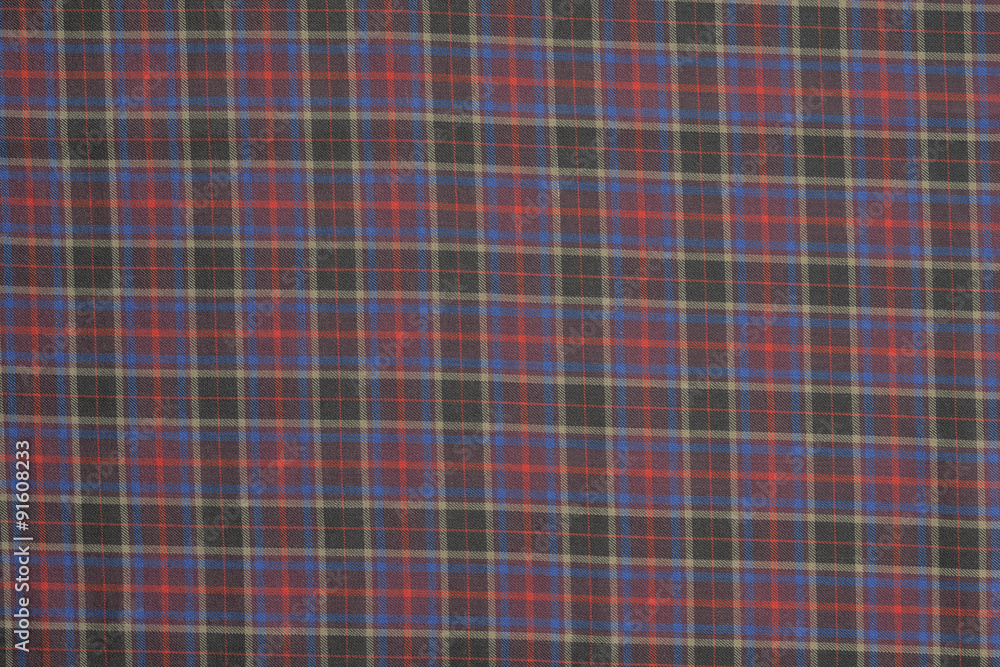 High Resolution Image of Blue and purple Plaid Cloth Shot in Studio High Resolution Image of Blue and purple Plaid Cloth Shot in Studio