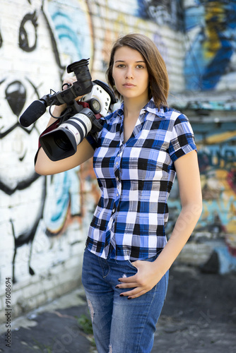 girl reporter photo