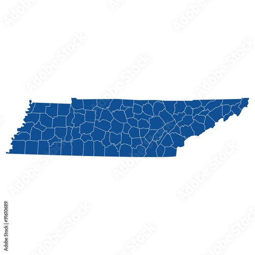 Map of Tennessee