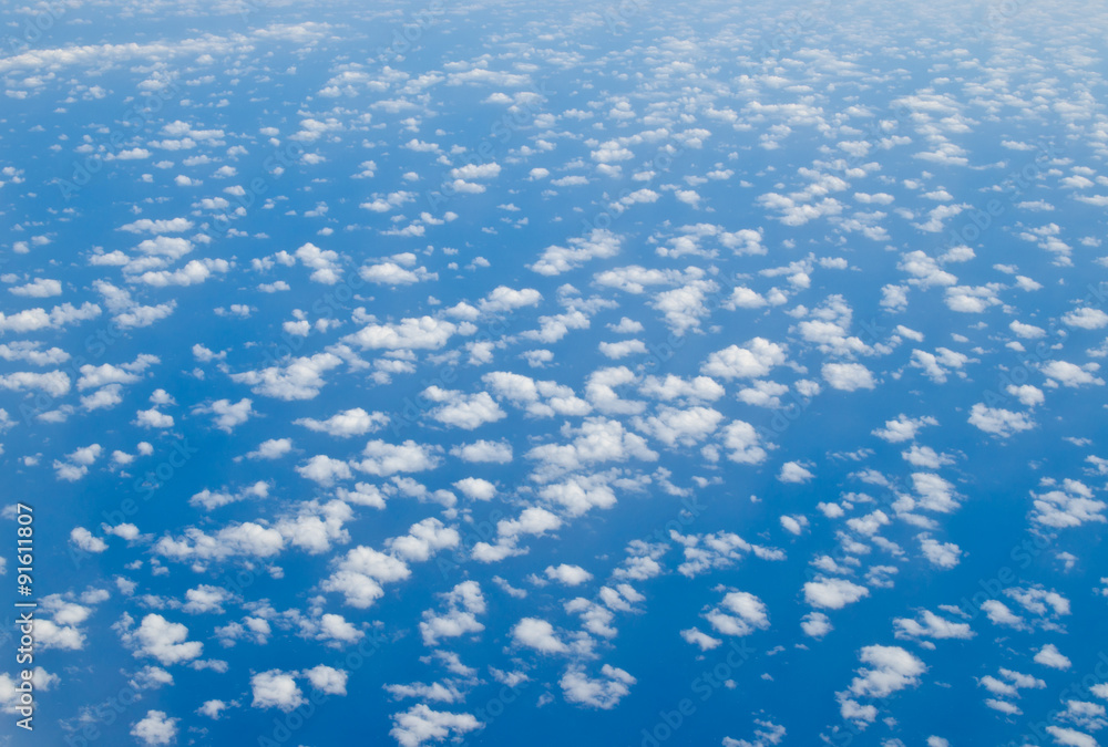 Obraz premium view of a clouds