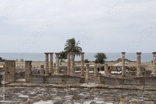 Restos del la antigua basílica romana de Baelo Claudia en Tarifa, Cádiz