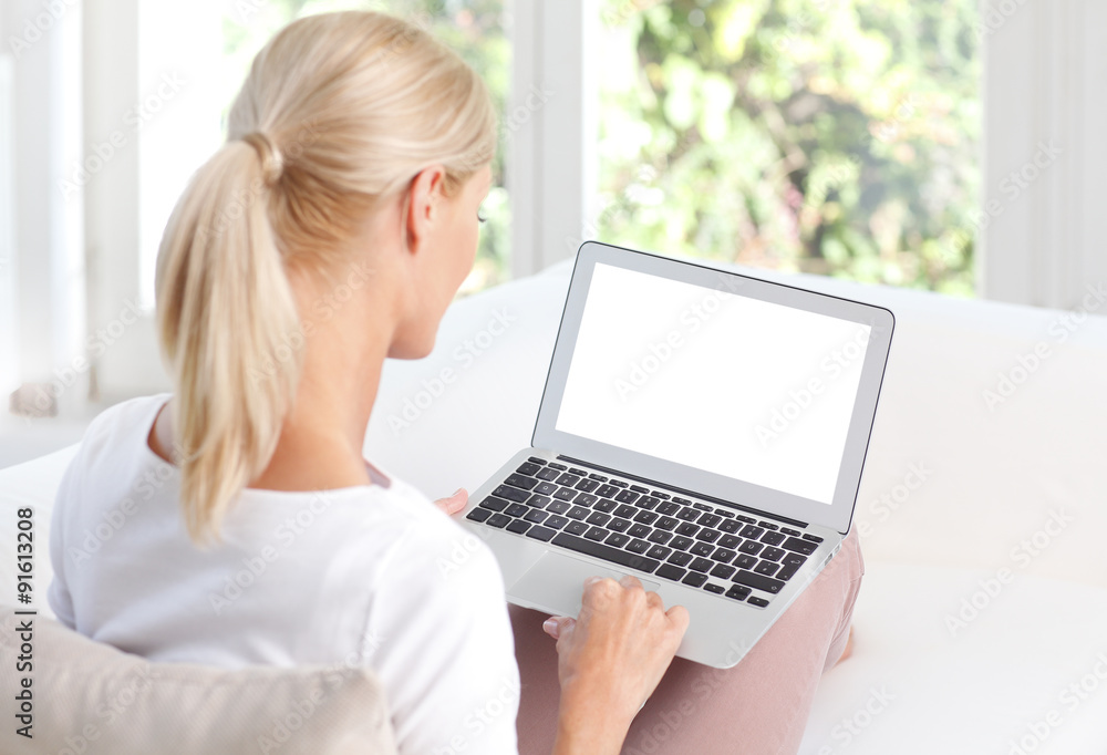 Woman with laptop Woman with laptop