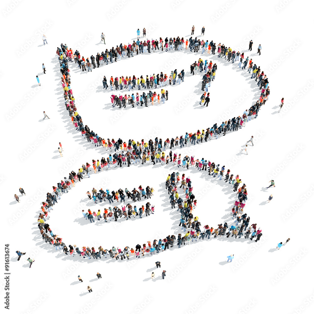 people shape chat bubble cartoon people shape chat bubble cartoon