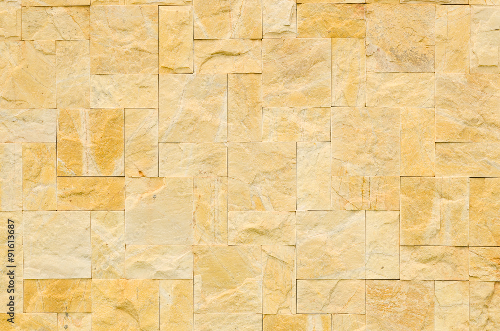 Obraz premium pattern color of modern style design decorative real stone wall