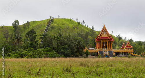 The beautiful  landscape of Ngao temple,Ranong ,Thailand photo