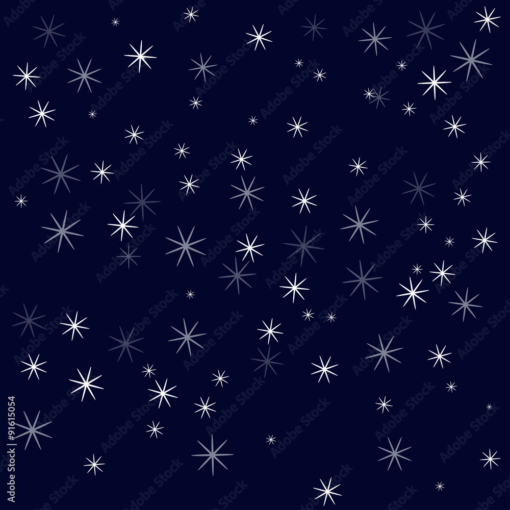 Stars on dark blue background, vector abstract illustration with stars. Stars on dark blue background, vector abstract illustration with stars.