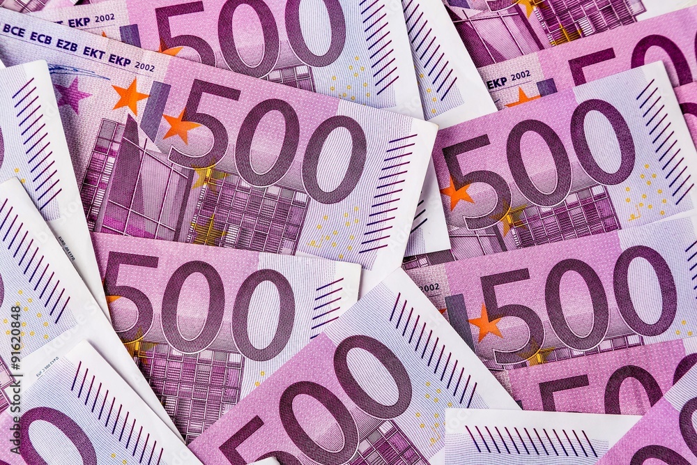 five hundred euro notes