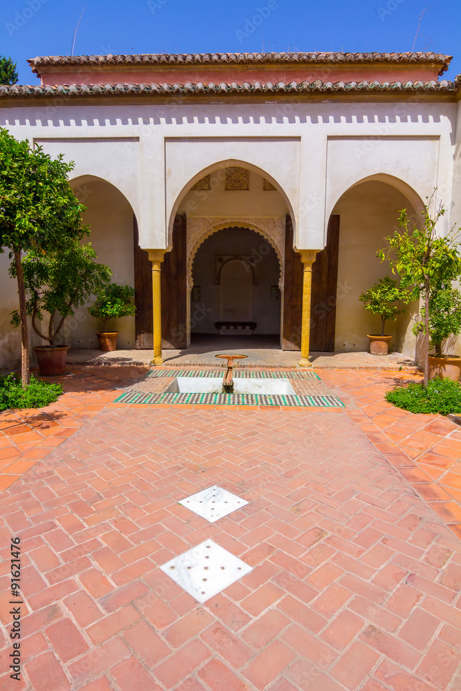The Alcazaba of Malaga Century X in the Arab period in Malaga, Spain The Alcazaba of Malaga Century X in the Arab period in Malaga, Spain