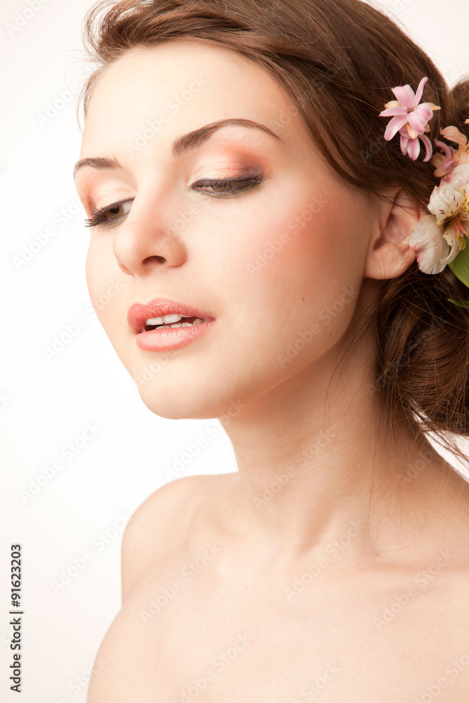 Portrait of a young bride Portrait of a young bride