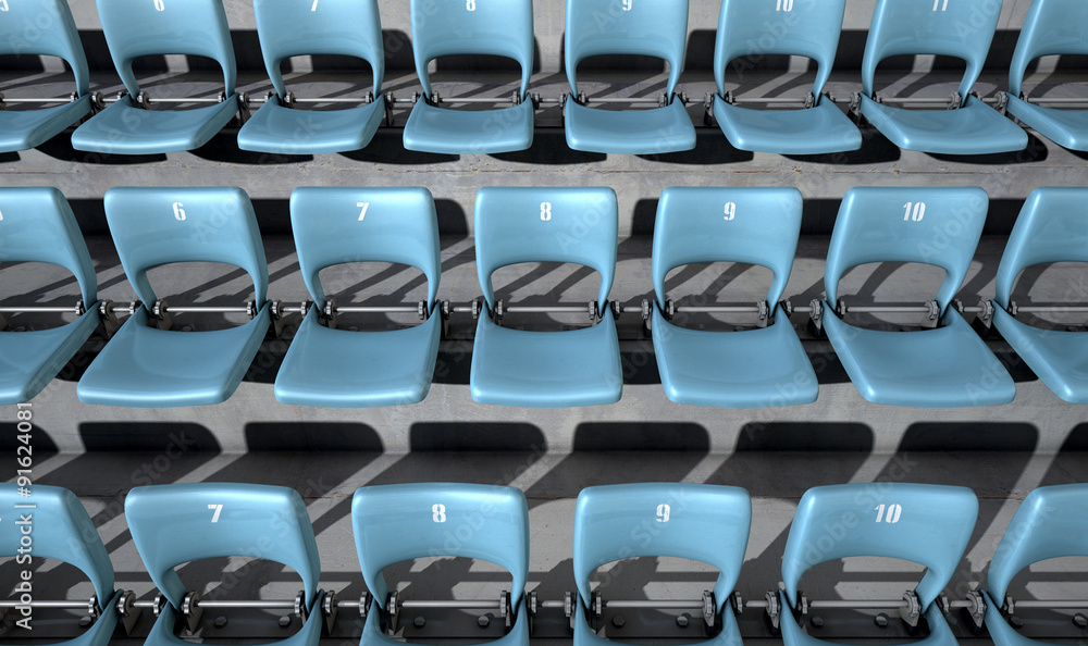 Numbered Stadium Seats Numbered Stadium Seats