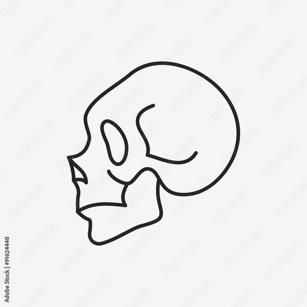 Skeleton line icon Skeleton line icon