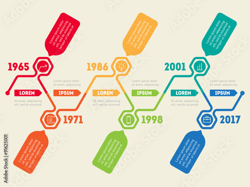 Web Template for diagram or presentation. Business concept of in