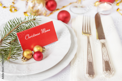 Christmas table