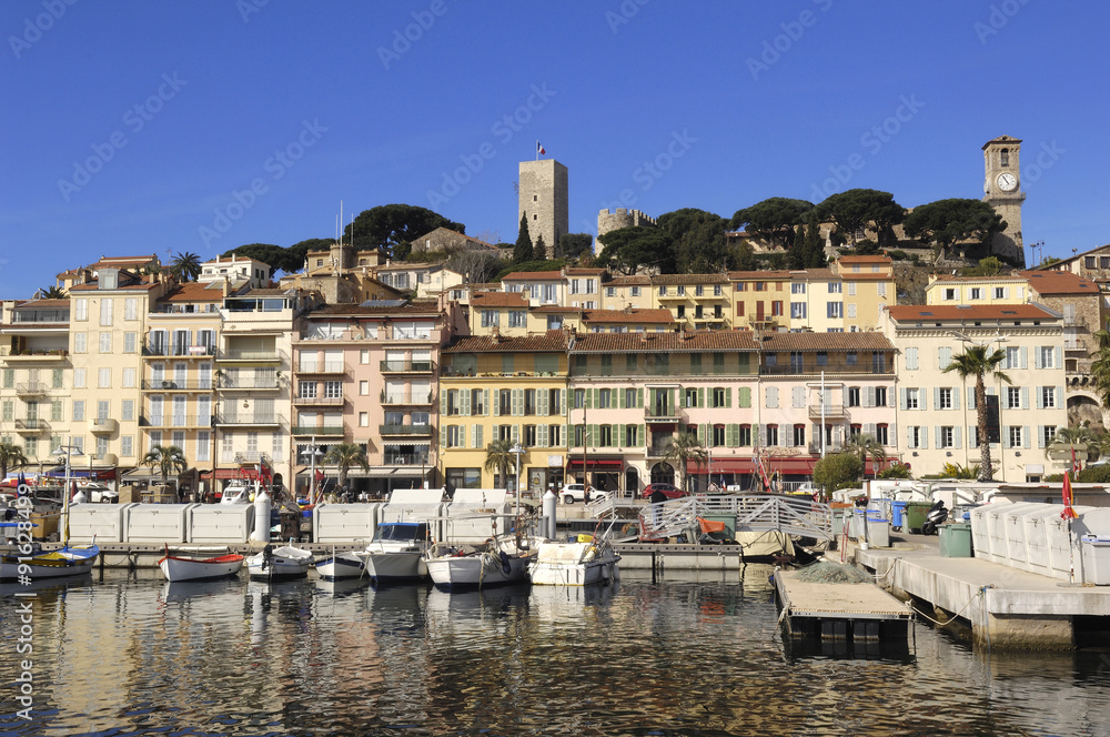 Harbor of Cannes, French Riviera, France