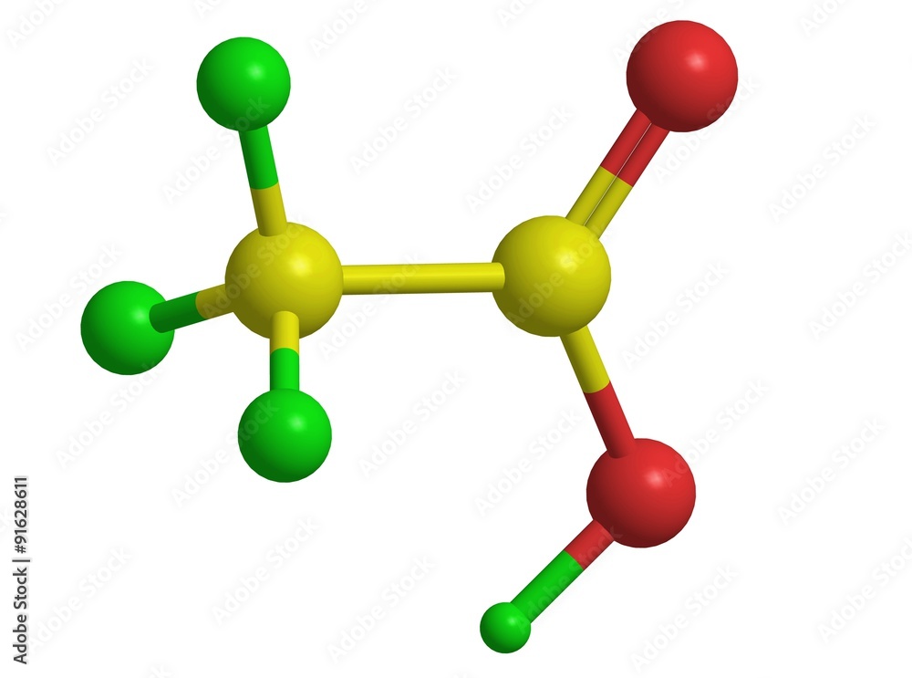 Molecular structure of acetic acid (acetate) Molecular structure of acetic acid (acetate)