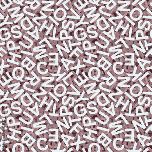 seamless letters background