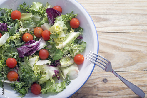 Tableau sur toile Mixed salad