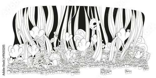 Fantasy land poster for kids bedroom