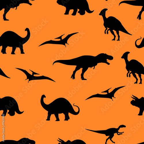 Jurassic world seamless pattern background