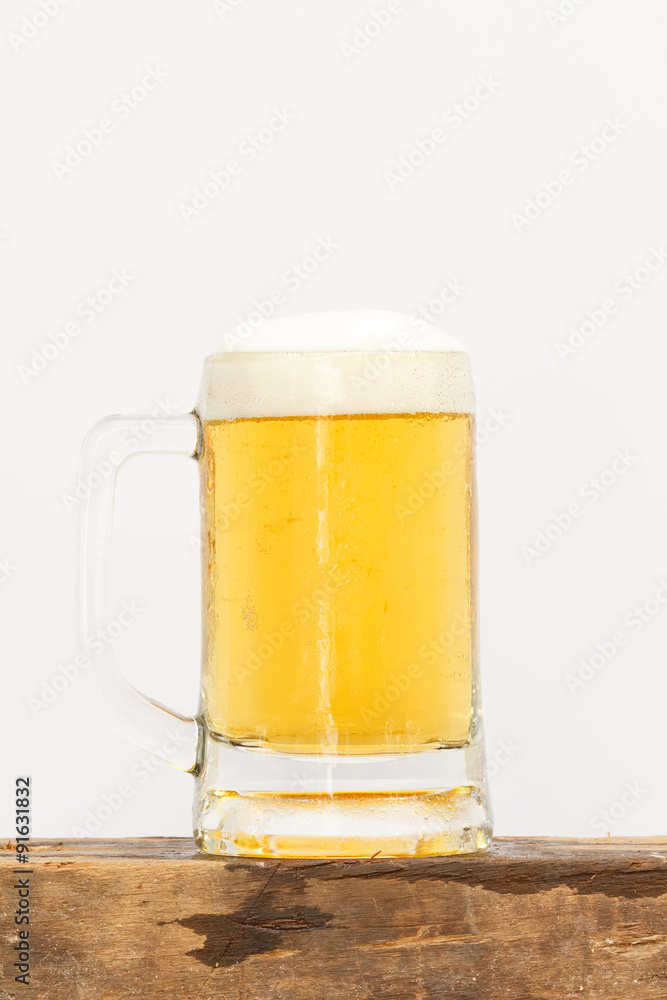 International beer day with cool beer on wood. International beer day with cool beer on wood.