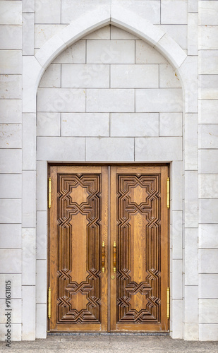 the door to the mosque