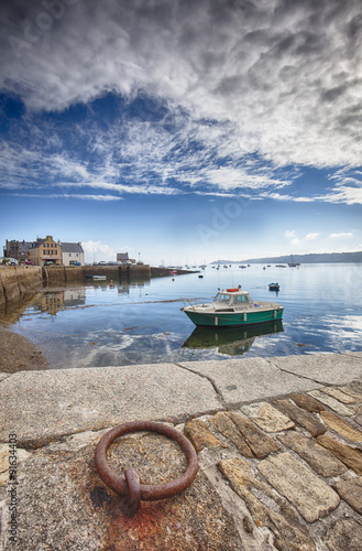 Hafen in Crozon, Bretagne, Frankreich